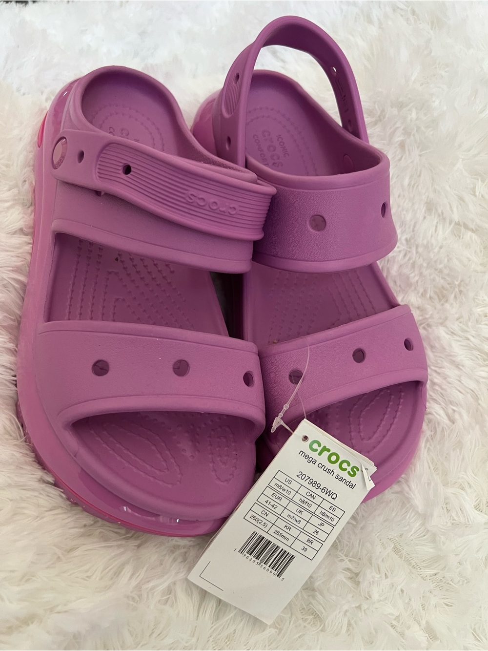 Crocs Mega Crush Platform Sandals W10